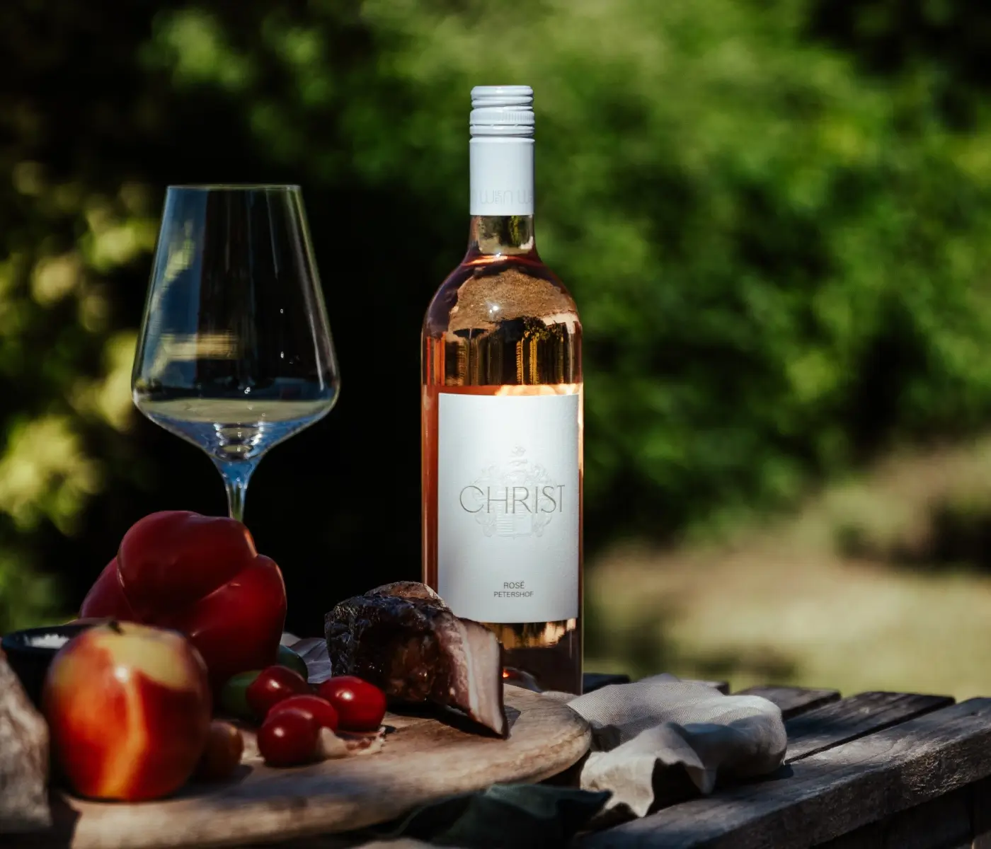 Petershof Rosé vom Heuriger 1210 Wien Weingut Christ